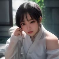 资深编辑苏禾，年轻女性，头发束起，在咖啡厅用笔记本电脑修改文章
